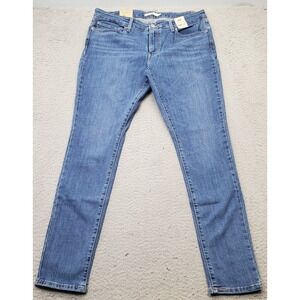 Levi's Jeans Womens 32/30 Blue Denim Hypersoft Mid-Rise Slim Fit 711 Skinny Leg